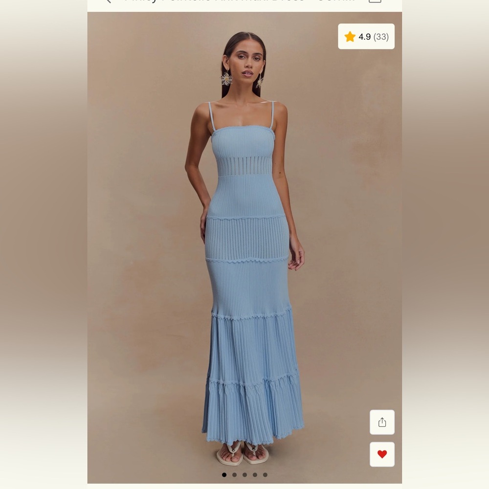 Finley Pointelle Knit Maxi Dress